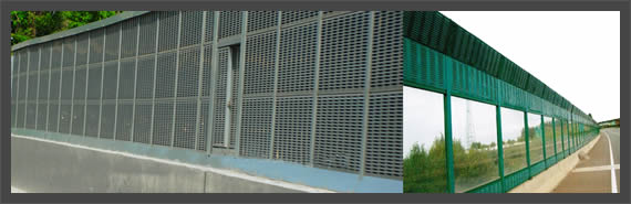 Perforated Aluminum Highway Barriers