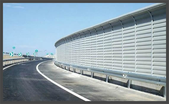 Acoustical Panels Made of Aluminum for Highway Fencing