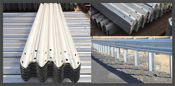 W Beam Guardrail Panels