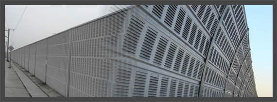 Perforated Aluminum Highway Barrier