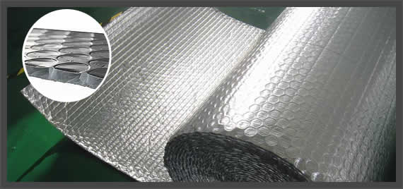 Sound reflection bubble aluminum foil heat reflective insulation sheet